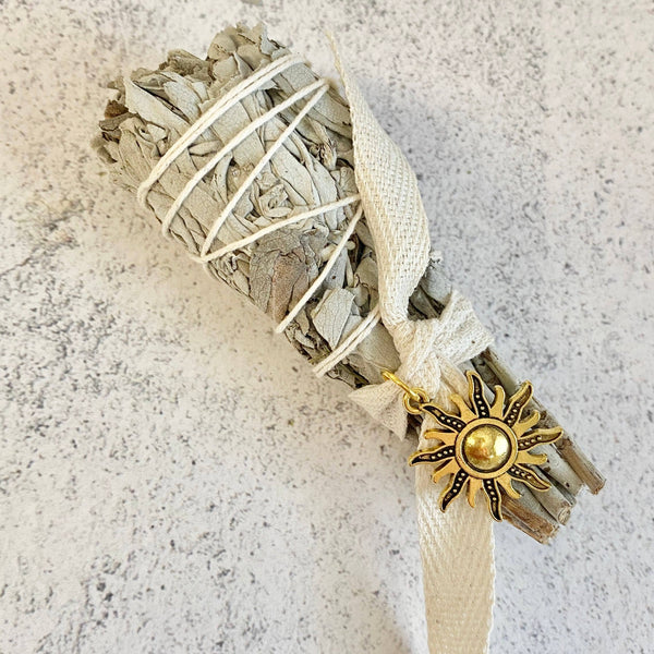 4 in. California White Sage Smudge Torch