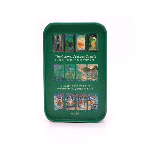 Little Cosma Visions Oracle Deck bottom of tin