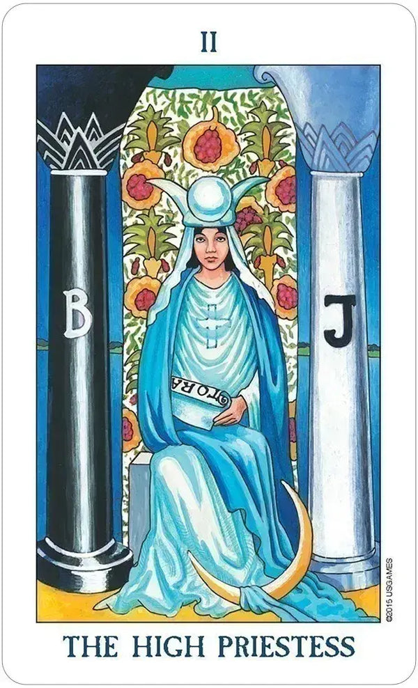Radiant 'The High Priestess' Tarot Card