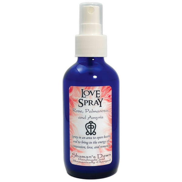 Shaman's Dawn Love Spray - Rose, Palmarosa & Amyris blend