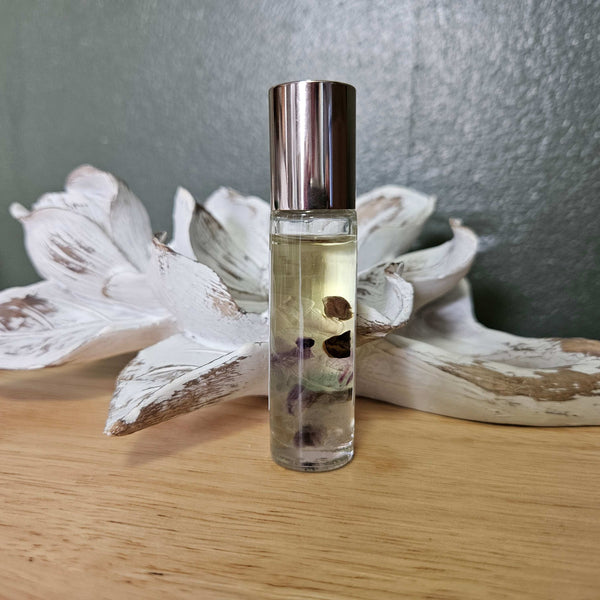 Flourite infused roll-on oils