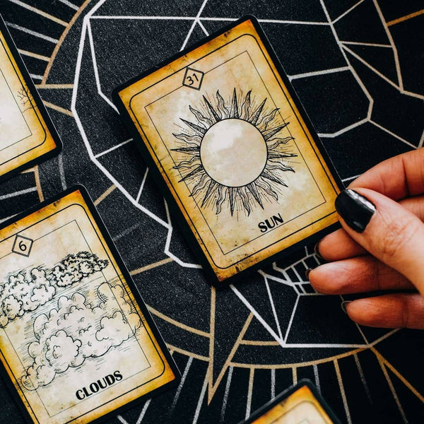 Magic Lenormand Deck - Clouds and Sun cards