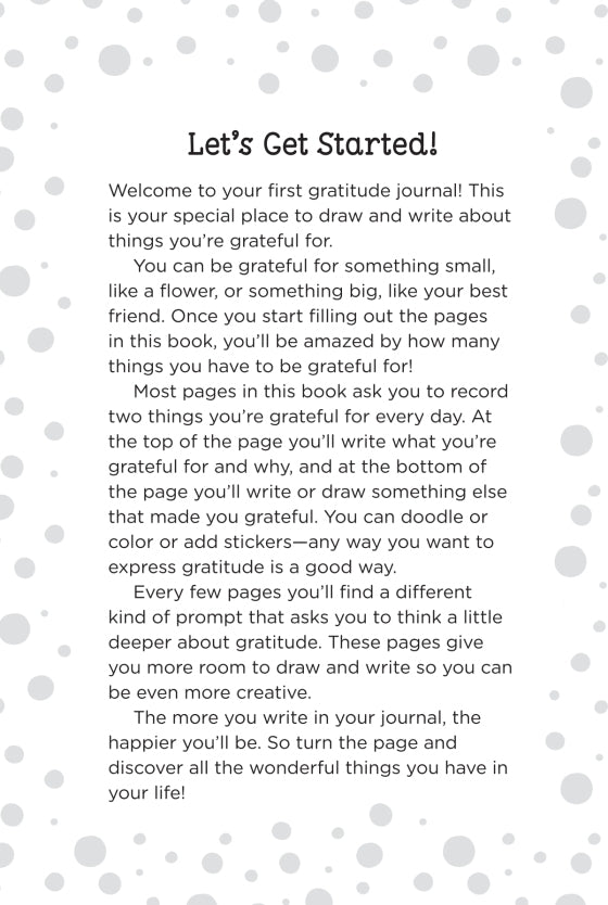 My First Gratitude Journal | Fast & Fun Daily Thanks - Let's Get Started