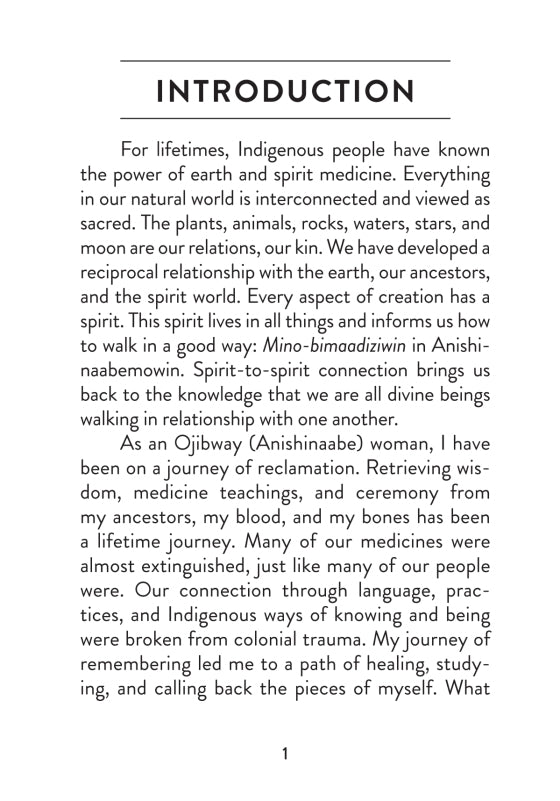 The Sacred Medicine Oracle - Introduction page 1