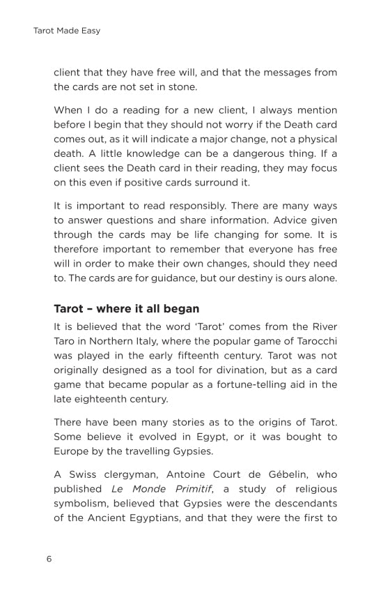 Tarot Made Easy | Beginner's Guide to Tarot Reading - page 6