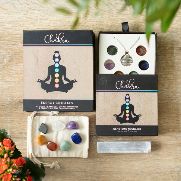 Chakra Energy Balancing Crystal Gift Set | Holistic Well-Being - Lucid Willow - Spiritual