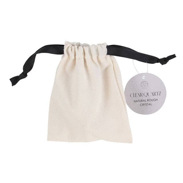 Clear Quartz Natural Rough Crystal | Clear Quartz Pocket Stone - Lucid Willow - Crystal