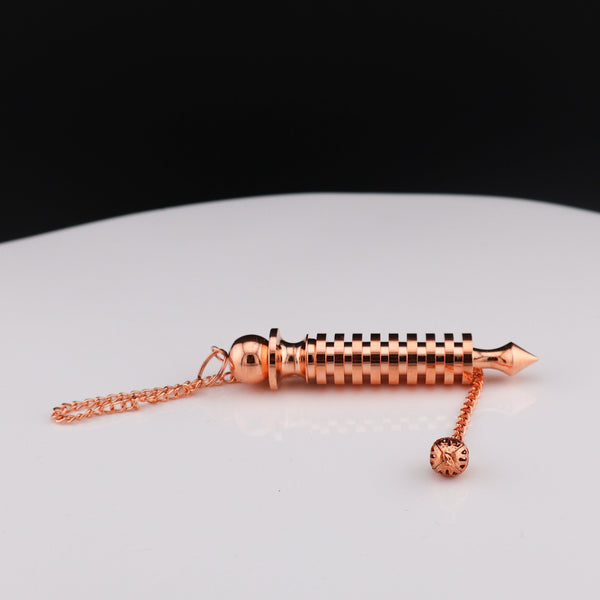Copper Metal Tiered Pendulum #M028 - Lucid Willow - Pendulum