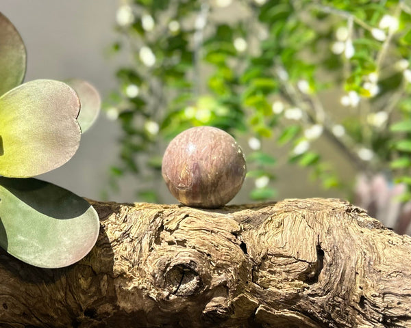 Fancy Jasper Crystal Sphere #S009 | 45mm Diameter - Lucid Willow - Crystal