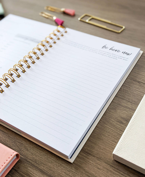 Going from Mind Full to Mindful | Mindfulness Journal - Lucid Willow - Journal