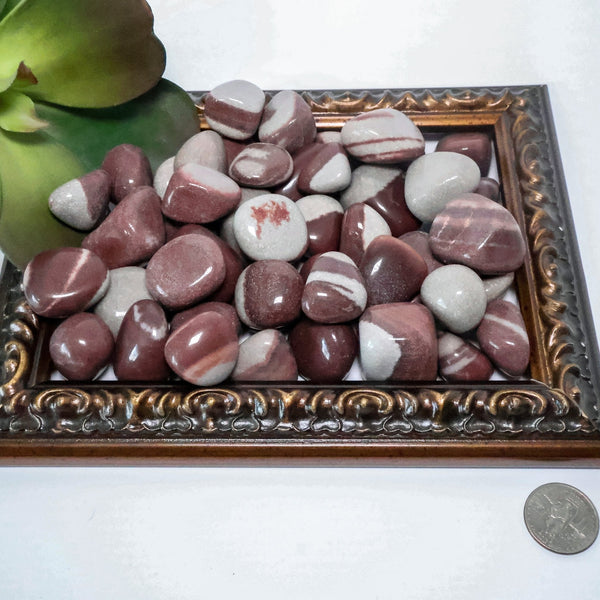 Narmada River Tumbled Stones (1-1.5" Avg) #C111 - Lucid Willow - Crystal
