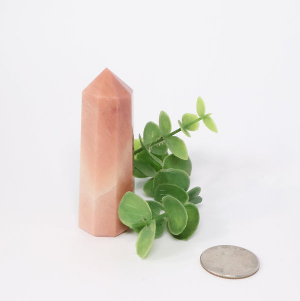 Red Aventurine/Quartz Thick Point (2.5" Avg) #T012 - Lucid Willow - Crystal