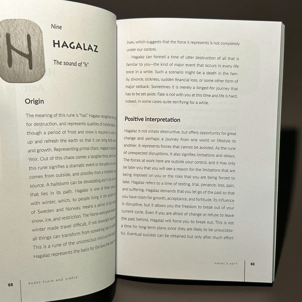 Runes: Plain and Simple | Book - Lucid Willow - Book