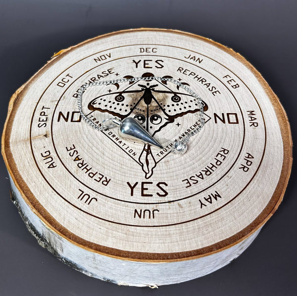 Silver Metal Point Pendulum - Lucid Willow - Pendulum