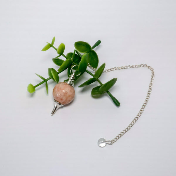 Sunstone Ball Pendulum #M006 - Lucid Willow - Pendulum