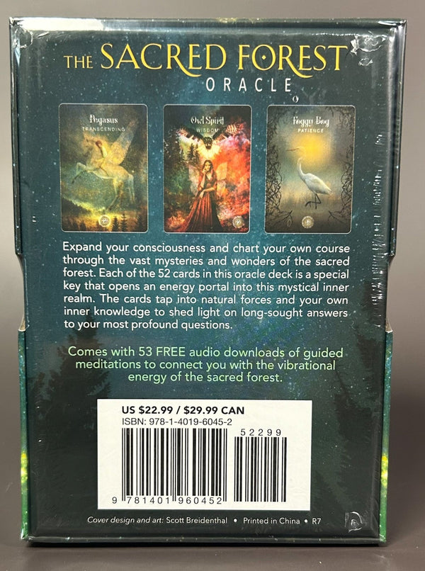 back Sacred Forest Oracle deck