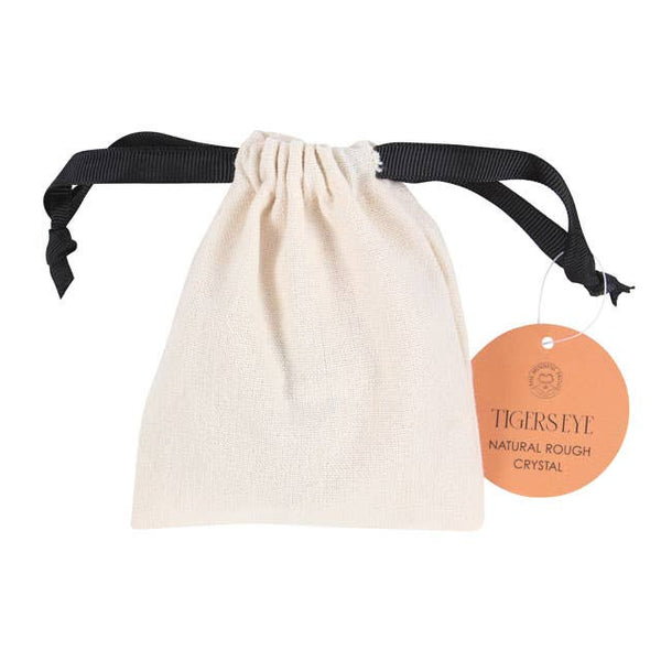 Tiger's Eye Natural Rough Crystal | Tiger's Eye Pocket Stone - Lucid Willow - Crystal