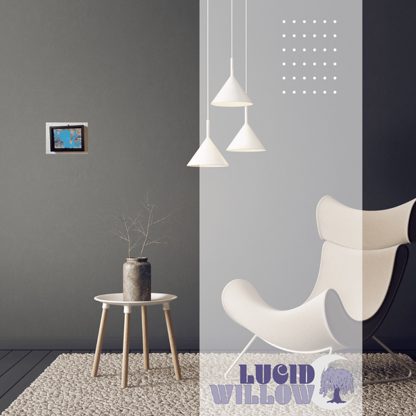 Woman I've Become Handcrafted Acrylic Pour #H004 - Lucid Willow - Wall Decor