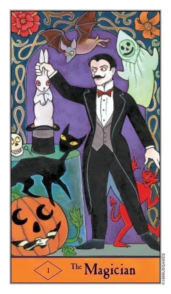 Dracula as 'The Magician' Tarot Card