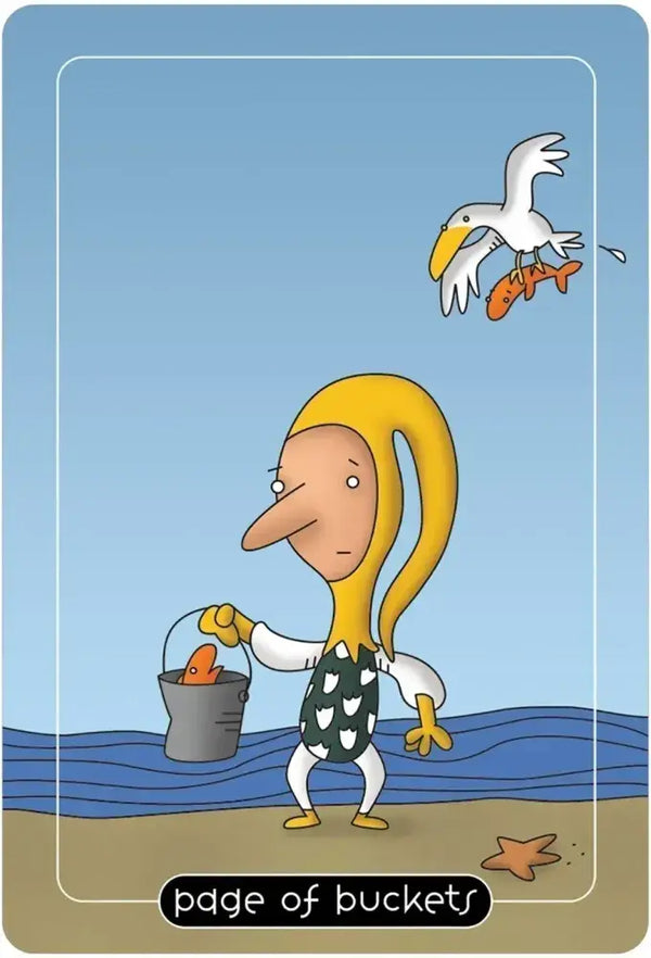Stoller 'Page of Buckets' Tarot Card