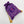 Lotus Purple Velvet Bag with Gold tassel drawstring