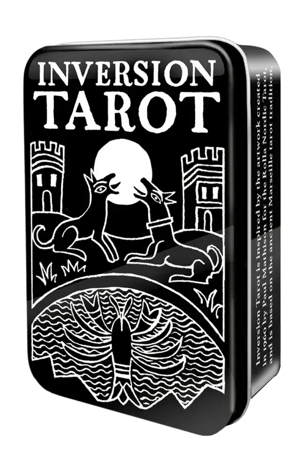 B&W Inversion Tarot Deck Tin