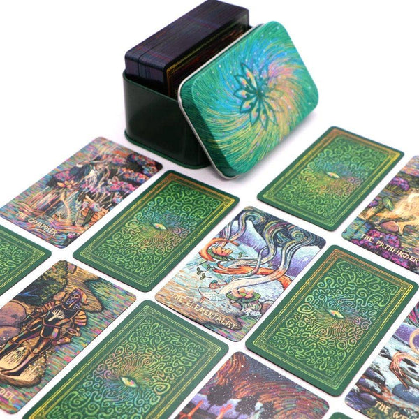 Layout display of Little Cosma Visions Oracle Deck