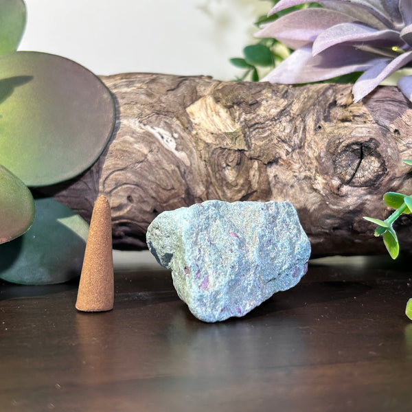 Fuchsite with Rubies - Compassion & Connections