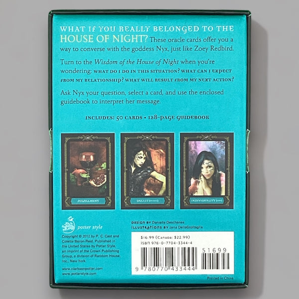 Wisdom of the House of Night Back of Box