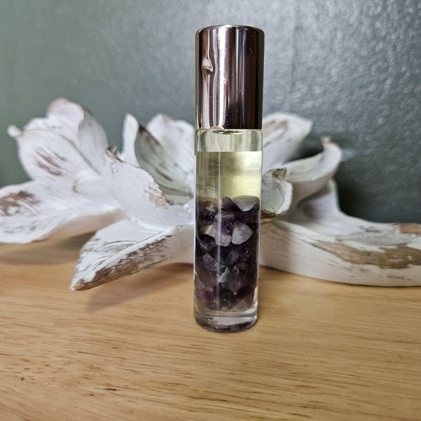 Roll-on Amethyst infused essential oil blend