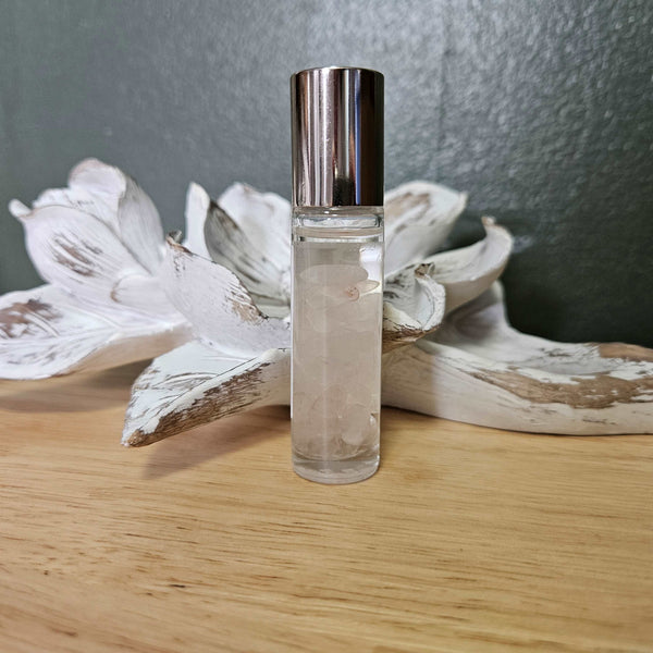Roll-on Rose Quartz infused oil blend