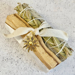 White Sage Sweetgrass Smudge Bundle