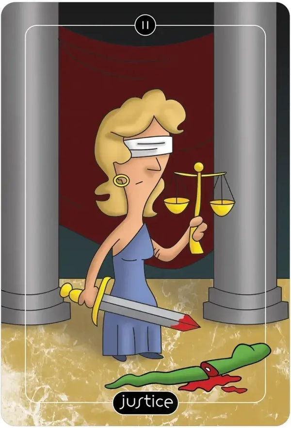 Stoller 'Justice' Tarot Card