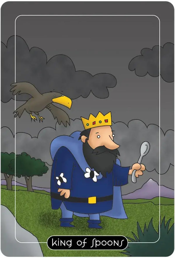 Stoller 'King of Spoons' Tarot Card