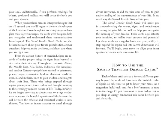 Sacred Traveler Oracle Cards - Page 4 & 5