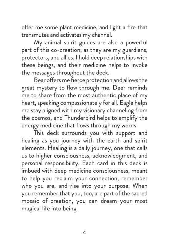 The Sacred Medicine Oracle - Introduction page 4