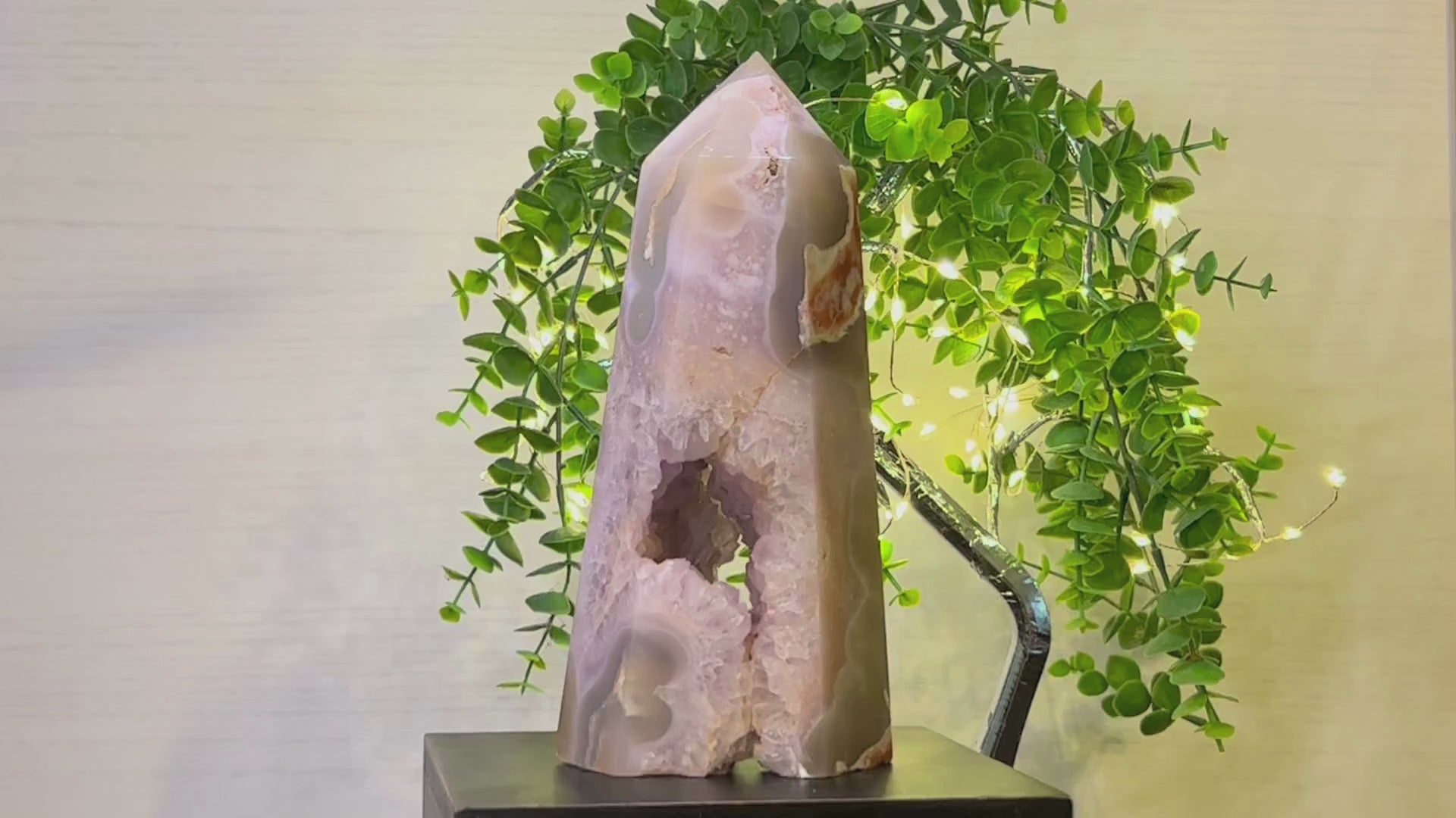 Pink Amethyst Flower Agate 23-T002