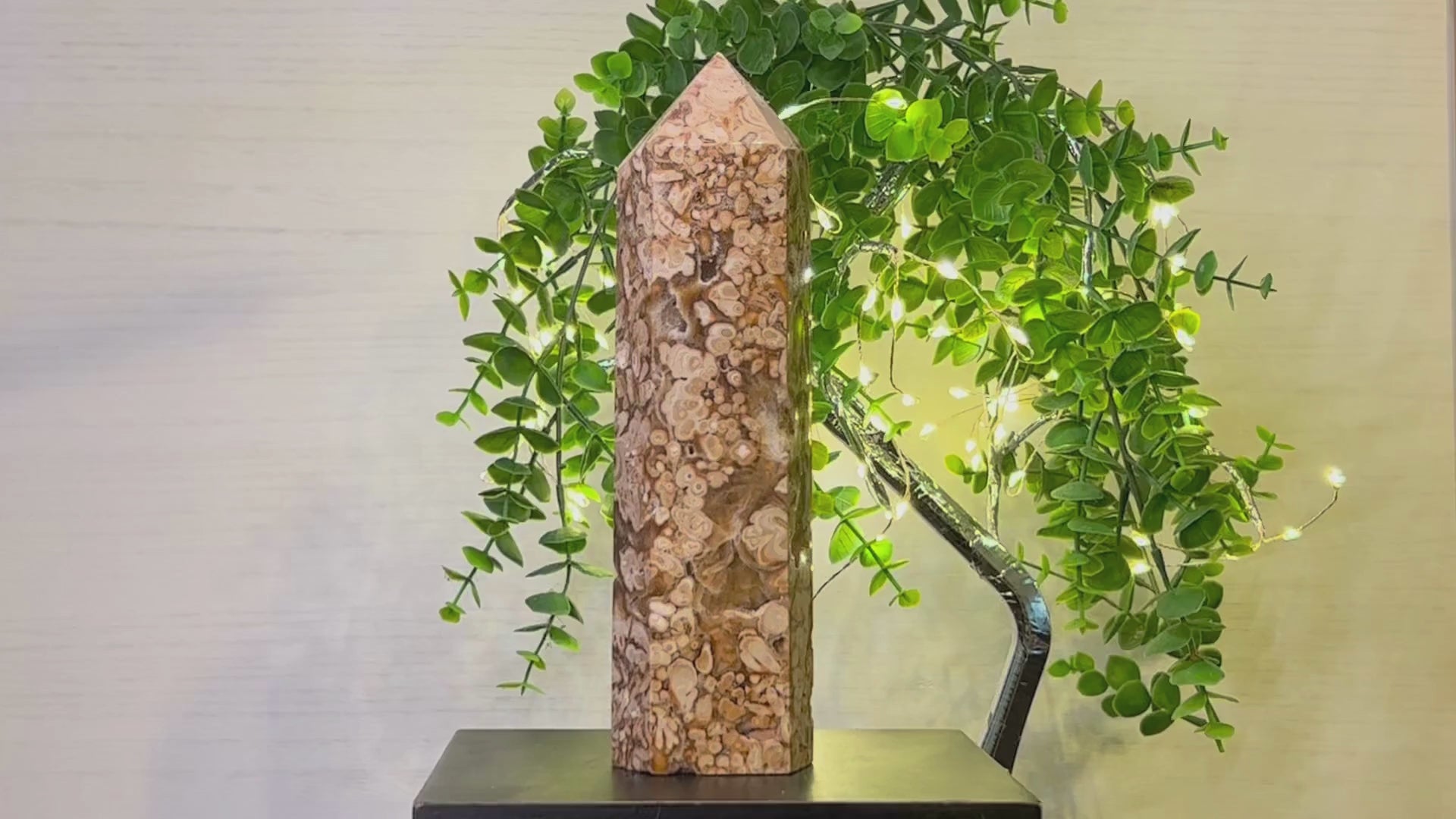 Amber Chocolate Calcite Tower 23-T001