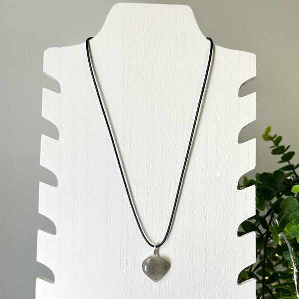 Glittery Agate Necklace