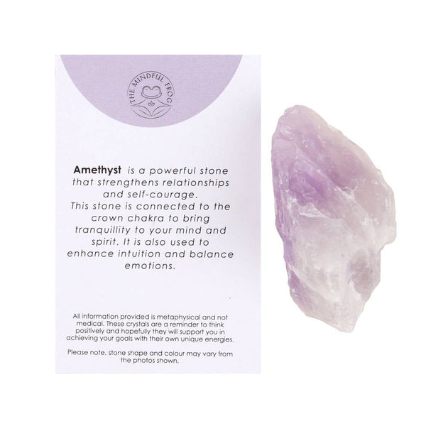 Amethyst Natural Rough Crystal | Amethyst Pocket Stone - Lucid Willow - Crystal