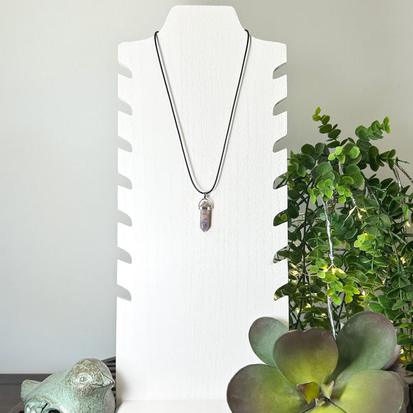 Amethyst Pendant Necklaces #J022 - Lucid Willow - Jewelry