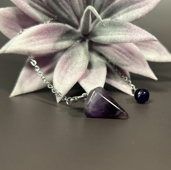 Amethyst Pendulum | Divination Crystal Pendulum - Lucid Willow - Pendulum