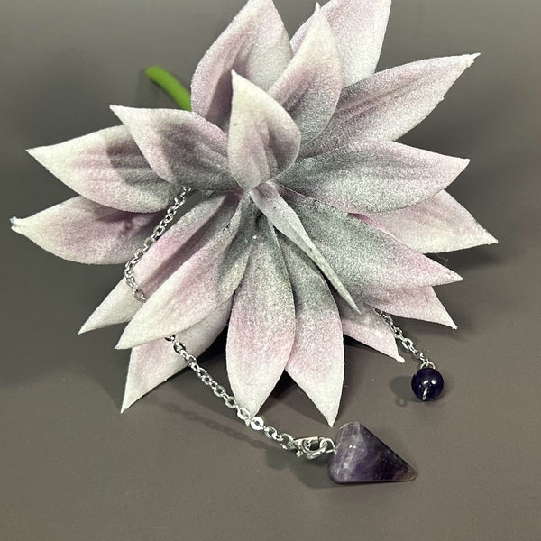 Amethyst Pendulum | Divination Crystal Pendulum - Lucid Willow - Pendulum