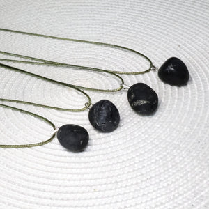 Black Tourmaline Necklace (1" Avg) #J041 - Lucid Willow - Crystal