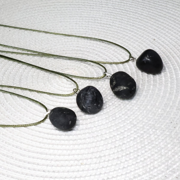 Black Tourmaline Necklace (1" Avg) #J041 - Lucid Willow - Crystal