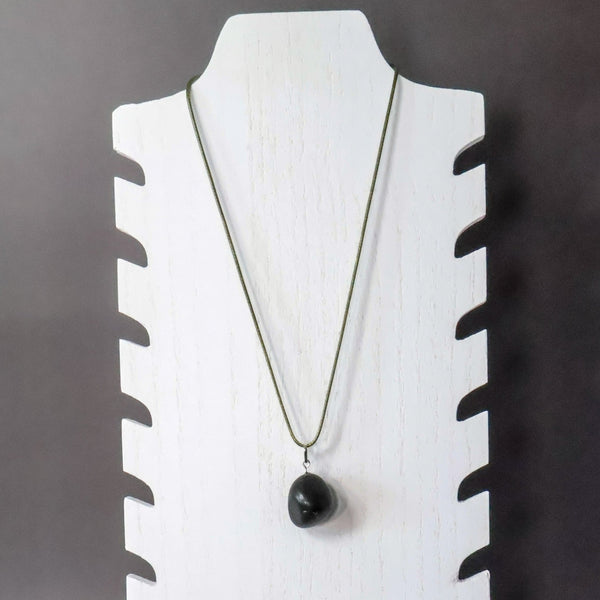 Black Tourmaline Necklace (1" Avg) #J041 - Lucid Willow - Crystal