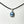 Blue Agate Pendant Necklace #J020 - Lucid Willow - Necklace