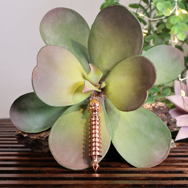 Copper Metal Tiered Pendulum #M028 - Lucid Willow - Pendulum