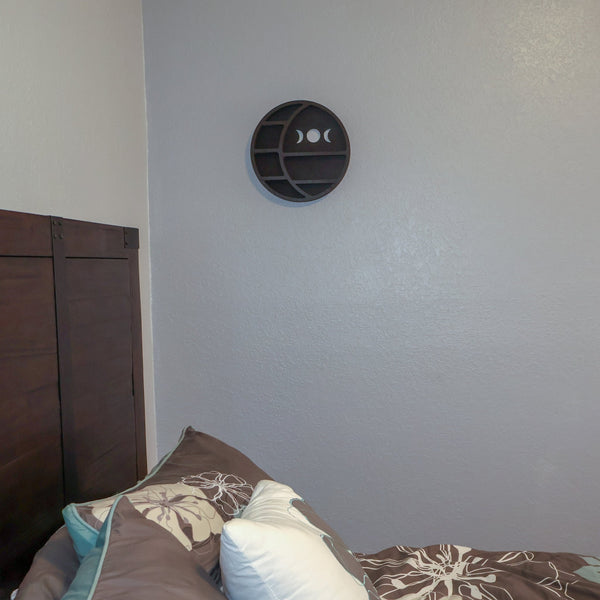 Display Shelf Moon Cycle #A004 - Lucid Willow - Wall Decor