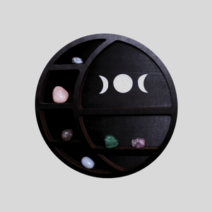 Display Shelf Moon Cycle #A004 - Lucid Willow - Wall Decor